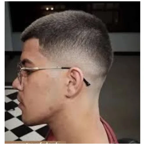 Buzz Cut with a Low Taper