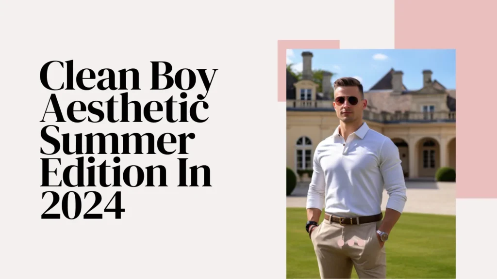 Clean Boy Aesthetic Summer Edition