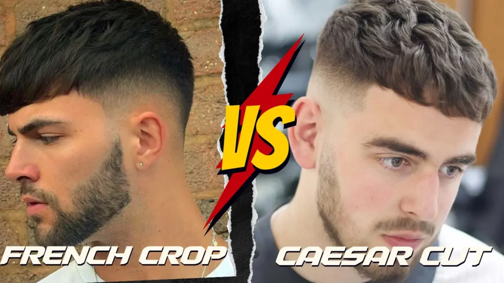 French Crop vs. Caesar Cut