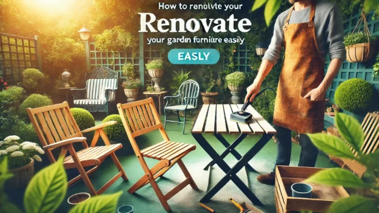 How to Renovate Your Garden Furniture Easily