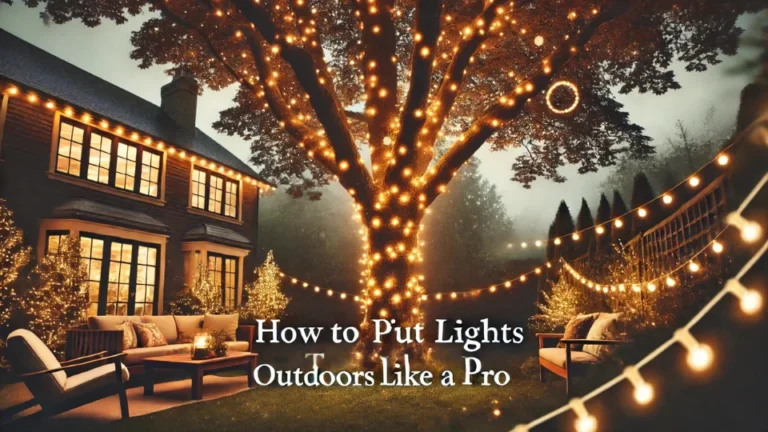 How to Put Lights on a Tree Outdoors Like a Pro