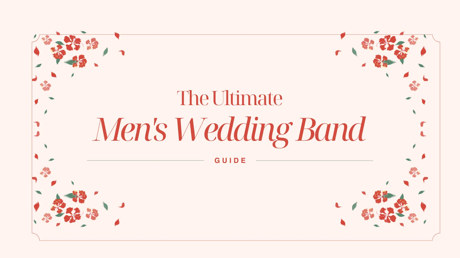 Choosing the Perfect Men's Wedding Band A Comprehensive Guide