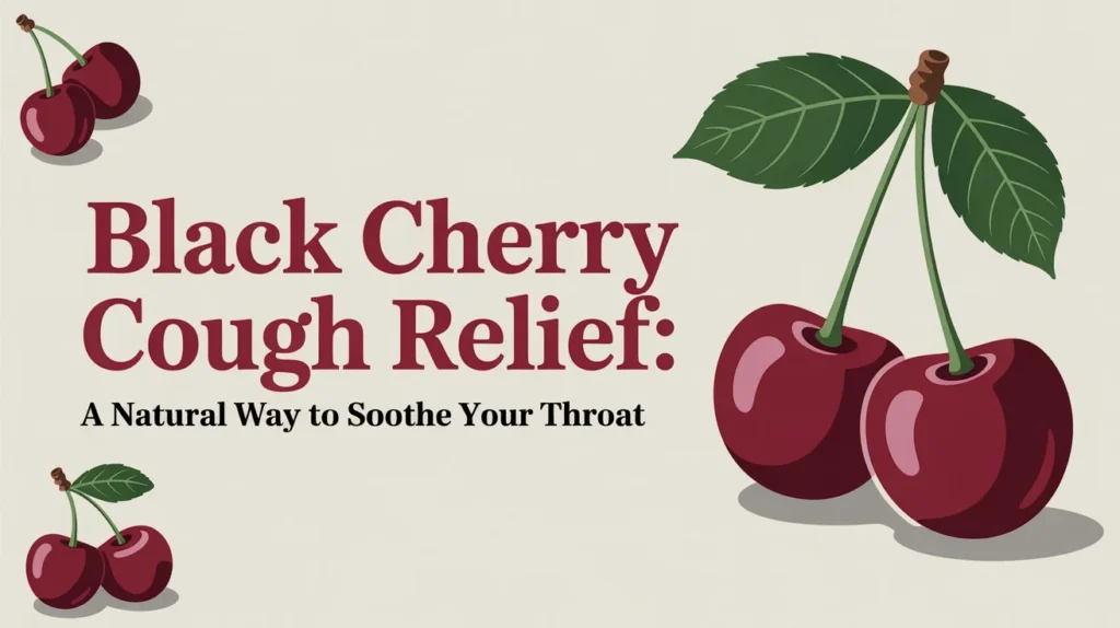 Black Cherry Cough Relief A Natural Way to Soothe Your Throat