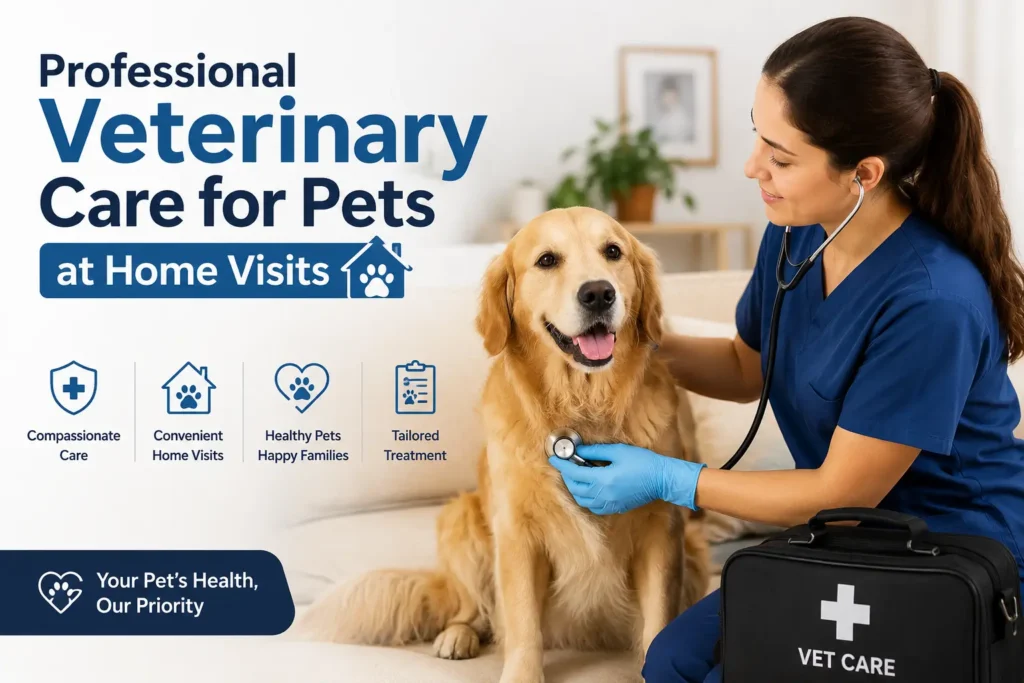 Professional Veterinary Care for Pets at Home Visits
