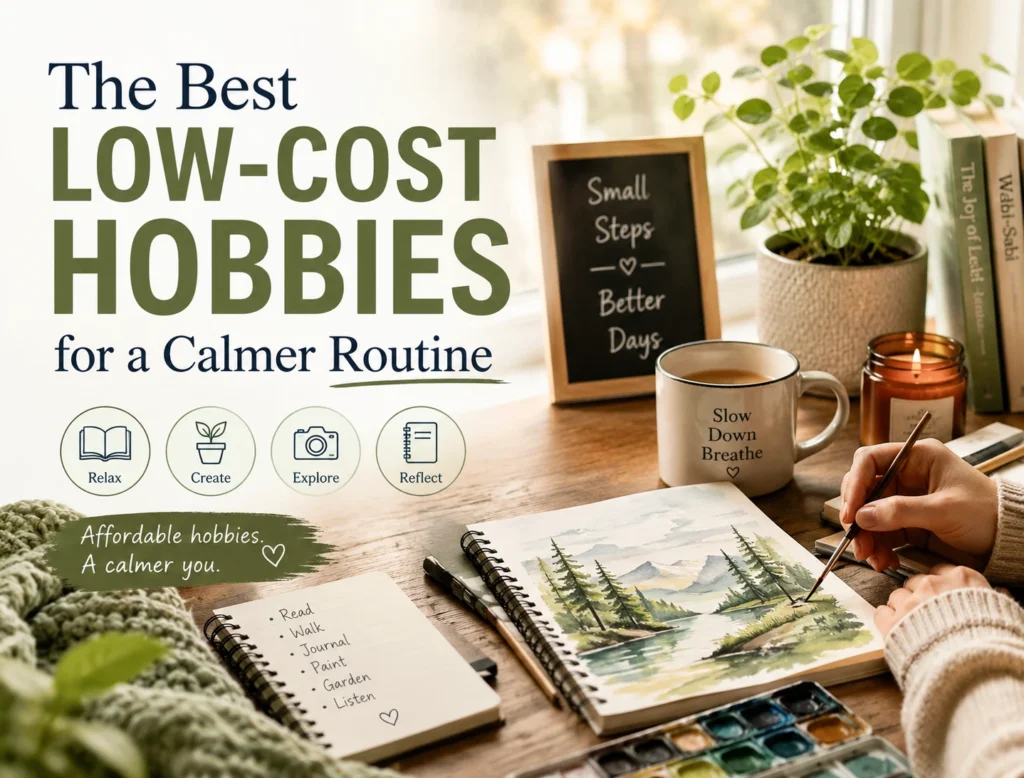 The Best Low-Cost Hobbies for a Calmer Routine